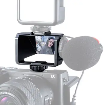Plastikiniai Apversti Ekrano Laikiklis Periskopas Vlog Selfie Stovas Laikiklis So-ny A6000 A6300 A7II A7RIII A7M3 Priedais Rinkinys T8WC