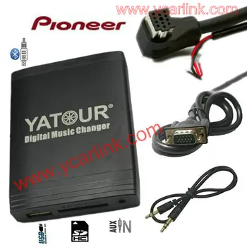 Yatour Skaitmeninės Muzikos Automobilio Audio USB sąsajos adapteris keitiklis Pioneer Galvos vienetai DEH-P900 KEH-P6200-W MEH-P055 DEH-88 Player