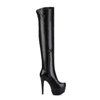DoraTasia 2020 Plus Size 33-48 prekės ženklo mados platforma per kelius siekiantys batai moterims seksualus super aukštakulnius batus moteris šalis batai