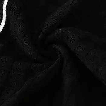 Prekės Dizainerio Rudens-Žiemos Mados Dryžuotas Siuvinėjimo Atsitiktinis Megzti Džemperis Cardigan Moterų, Prabangos Prekės Ženklo Dizainas Kailis 2020 Naujas