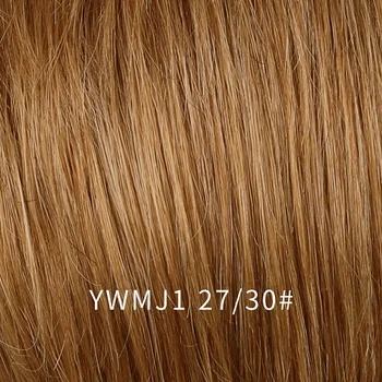 ŠVIESŪS VIENARAGIS Sintetinių Pakraštyje Perukas 8 Colių Trumpų Plaukų Perukai Gamtos Garbanotas Mišinys Žmogaus Plaukų ir Synthrtic Perukas Baltoji Moteris