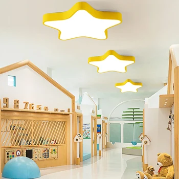 Šiaurės šalių šiuolaikinės miegamasis LED lubų šviestuvas vaikų kambarys penkerių-pažymėjo žvaigždutė lubų lempa koridoriaus lempos gamyklos tiesioginė šviesa