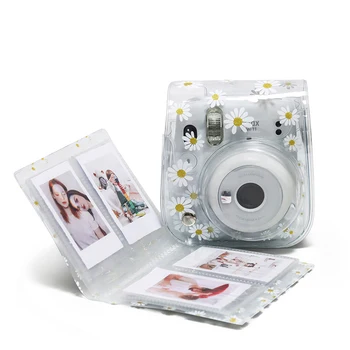 3 Colių Skaidrus, Daisy 64 Kišenėje Nuotraukų Albumą Polaroid & Fujifilm Instax Mini 