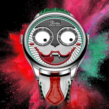 Joker Žiūrėti Vyrų Top Brand Prabangių Mados Asmenybės Lydinio Kvarciniai Laikrodžiai Vyrams Limited Edition Dizaineris Laikrodžiai