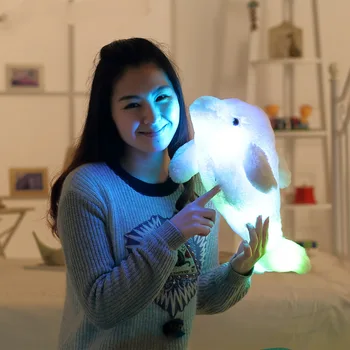 32cm Kūrybos Šviesos Delfinų Pliušinis Lėlės Šviečia LED Pagalvė Pagalvėlės Mielas Delfinų Įdaryti Pliušinis Lėlės Girl Gimtadienio Dovana
