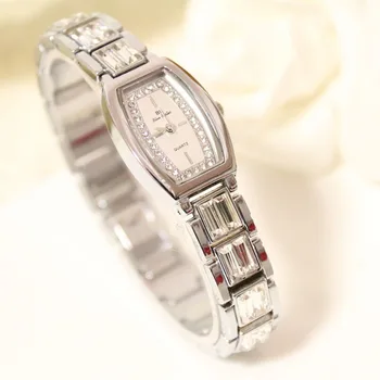 Nauji Karšto Austrijos Kristalų Laikrodis Moterims Visiškai Deimantai Geriausi Moterų Laikrodžių Prekės Ženklo Mados Aukso Laikrodis Verslo Suknelė Kvarciniai Laikrodžiai