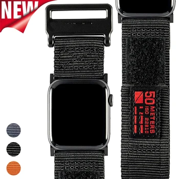 Sporto nailono žiūrėti juostos iwatch 5 se 6 2 3 38mm 42mm apyrankę kilpos diržas, Apple watch 6 5 4 40mm 44mm watchbands wristbelt