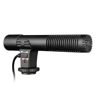 MIC-01 SLR Camera Mikrofonas, Vaizdo Kamera, Stereo Įrašymo Mic už DV Skaitmeninės Kameros, vaizdo Kameros profesinės microfono