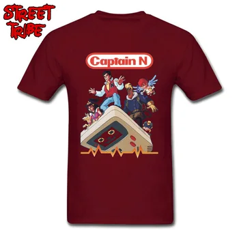 Kapitonas N T Shirt Naujas Vyrų Marškinėlius Medvilnės Super Merio Tees Vasaros Geltonos Viršūnės Vyrų Animacinių filmų, Komiksų Žaidimas marškinėliai HeMan