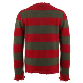Takerlama A Nightmare On Elm Street Fredis Kriugeris Kostiumas Megztinis Vyrams Dryžuotas Megztiniai Megztiniai Atsitiktinis Viršūnės