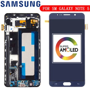Naujas OLED Ekranas Samsung Galaxy 5 Pastaba LCD skaitmeninis keitiklis Jutiklis Touch 