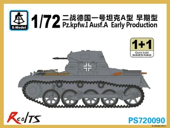 RealTS S-modelis 1/72 PS720090 Pz.kpfw.I Ausf.Per Anksti Gamybos Plastikiniai modelis rinkinys
