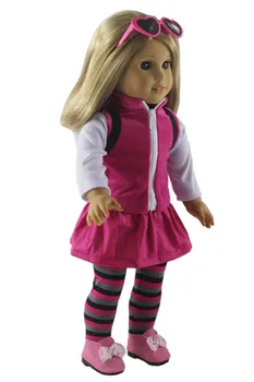 Mados Lėlės Drabužių, Žaislų Rinkinys Drabužiai, Apranga 18 colių Amerikos Lėlės Drabužius Daugelis Stilių Pasirinkimas X115