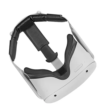Ekrano užsklandą Apsaugos Medvilnės Galvos Dirželis Putos Padas Oculus Quest 2 VR Ausines Patogiai Galvos Pagalvėlė Trinkelėmis Priedai