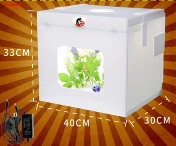 Studija dviejų spalvų temperatūros maža nuotrauka dėžutė papuošalų žaisti foto softbox Fotografijos Rinkinys, CD50 T03