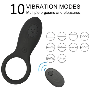USB Įkrovimo Nedelsiant Įvestas Dvigubas Žiedas Vibruojantis Vibratorius Nedelsiant Ankstyvos Ejakuliacija Klitorio Užraktas Bauda Sekso žaisliukai Vyrams