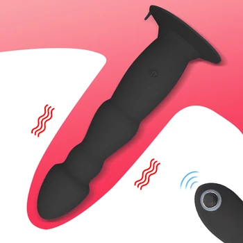 Analinis Vibratorius, Skirtas Vyrams USB jungtį Belaidžio Nuotolinio valdymo Dildo Vibratorius Moterims Butt Plug Vyrų Prostatos Massager Analinis Kaištis Sekso Žaislai