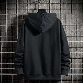 2020 naują rudenį stiliaus medvilnės hoodie vyrų korėjos mados ilgomis rankovėmis monograma spausdinti su didelio dydžio hoodies vyrų off white