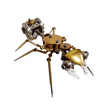 Metalo Įspūdį Modelio Papuošalus Mechaninė Ant Vabzdžių Amatų Namų Dekoro Modelių Kūrimo Rinkinys 
