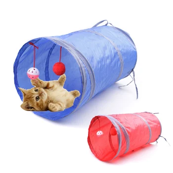 Sulankstomas Kačių Žaisti Tunelio 3 Skyles Naminių Kačių Tunelio Žaislai, Lauko Naminių Kačių Mokymo Žaislas Kačiukas Triušis Funny Cat Tunelio Namas Žaislai 35