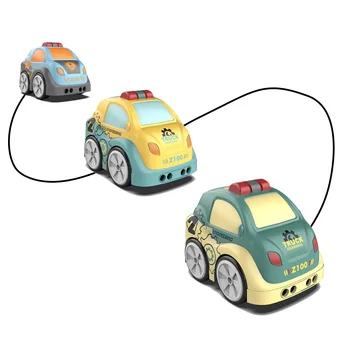 2.4 G Magija Animacinių filmų Pažangios Jutiklio Elektros RC Automobilio radijas, nuotolinio valdymo Mini automobilių Muzika Žaislai berniukams, vaikų Kalėdų Dovana