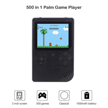 500-1 Žaidimai Mini Nešiojamą Žaidimų Žaidėjas Retro Vaizdo Konsolės 8 Bitų 3.0