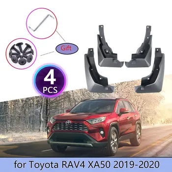 4PCS Automobilių Purvasargių Toyota RAV4 R AV4 RAV 4 XA50 50 2019 2020 2021 Apdailos Splash Purvo Atvartais sparnų Mudflap Priedai