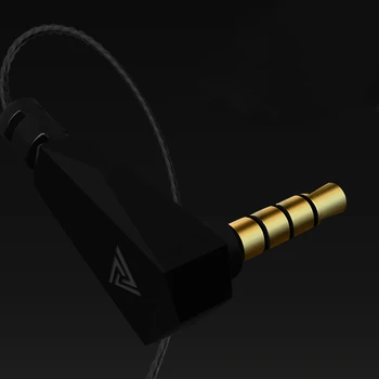 QKZ Vk4 In-Ear 3.5 mm Laidinio Dinaminės Ausinės, 2 Vieneto Stebėsenos Triukšmo Mažinimo HIFI Ausines Telefonus/Kompiuterius