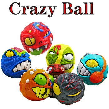 Nuostabi Magic Cube ILS Madhedz 2x2x2 Kubo Crazy Ball Horm Kvėpavimas Crazy Kaukolės Smegenų Mumija Carni Žandikaulio Carni Raudonas Velnias Helovinas Žaislas