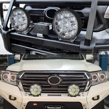 Xinfok LED Automobilių Darbą Šviesos Vietoje Potvynių Šviesos 3030 SMD DC 12-24 V, 27-48 W 6500K Apšvietimo Universalus Sunkvežimių 4x4 4WD