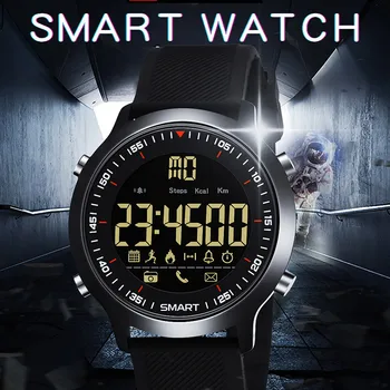 NAUJO Prabangaus Prekės ženklo Vyrai Sport Chrono Laikrodžiai Atgalinės atskaitos Vyrų 50M atsparumas Vandeniui Skaitmeninės Žiūrėti karinės Laikrodis Mados smart žiūrėti