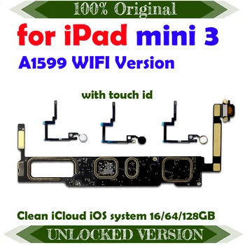 A1599 iPad 3 plokštė 16gb logika valdybos Wifi versija 64gb iPad 3 mainboard 128gb švarus 