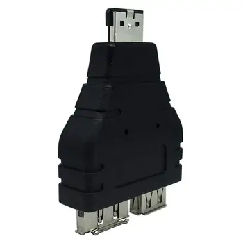 ESATAp Power Over ESATA Combo Male į USB 2.0, A Tipo Moterų & ESATA Moterų Adapteris Jungtis, Keitiklis