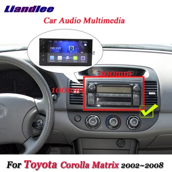 Auto Multimedia Player Toyota Corolla (Matricos 2002-2008 Radijas Stereo GPS Navigacijos Carplay Automobilio 