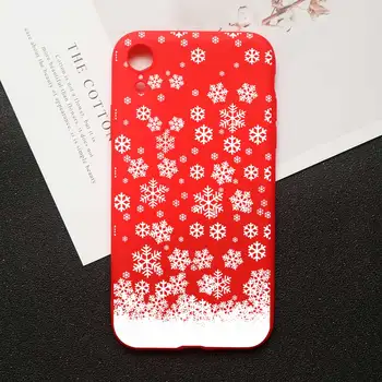PUNQZY Linksmų Kalėdų eglutę Telefono dėklas Skirtas iPhone 11 PRO X XR XS Max 6S 7 8 7plus SE 2020 Gėlių TPU Atveju Candy spalvas