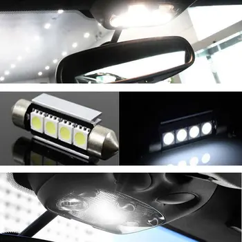13pcs/set White Automobilio Interjeras, LED elektros Lempučių Rinkinys, Skirtas VW Golf 6 MK6 GTI 2010 - Priekiniai/Galiniai Priešrūkiniai Pakeitimo LED Automobilio Lempos