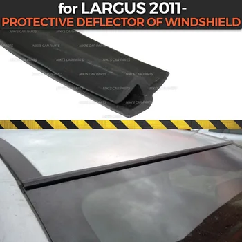 Apsaugos deflektorius, skirtas Lada Largus 2011 priekinio, galinio stiklo Gumos apsaugos aerodinaminis funkciją, automobilių stilius padengti trinkelėmis priedai