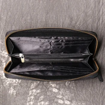 AETOO Vyrų oda ilgai piniginės,vyriškos odinės rankinės, multi-card tiek nulis, piniginės, mobiliojo telefono maišelį.