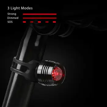 MTB LED Bike Bicycle Light T6 8000LM LED Žibintuvėlis Zoomable Žibintuvėlis Stovyklavimo Žibintas 18650 5000mAh Akumuliatorius Su užpakalinis žibintas