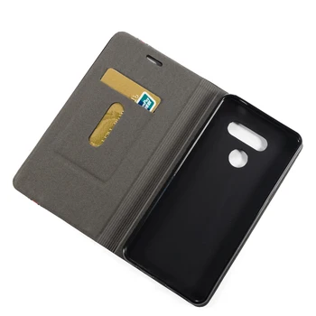 Prabanga PU Odos Atveju LG K50S Flip Case For LG K50S Telefono dėklas Minkštos TPU Silikoninis Galinio Dangtelio