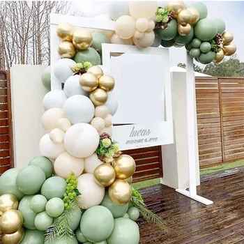 119pcs/set avokado žalia balionai arch girliandą nustatyti vestuvių dekoravimo, kūdikių dušas, oro balionas, grandinės ballon lankas šalis dekoro kamuolys
