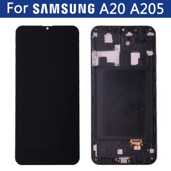 Samsung Galaxy A20 A205 SM-A205F A205FN Ekranas lcd Ekranas A205GN A205S A205YN ekranas 