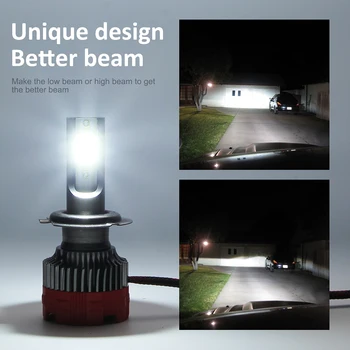 Patvarus ir Stabilus LED Darbo Žibintas priekinis žibintas Tinka H7 LED Mini Integruotas LED Automobilių Xenon Šviesos Žibintų