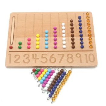 Montessori Medžiagų Digitals 0-10 Numerius & Formų Rašymo Lenta Pen Valdybos Mokymo priemones Mokymo kūdikio žaislai 1 metų K2766F