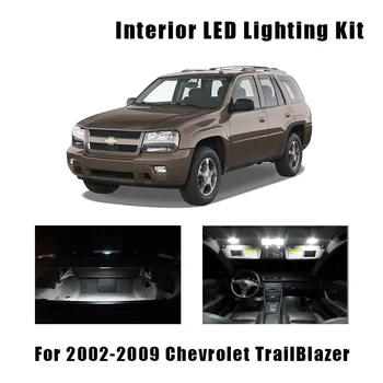 14 Lempučių Balta Interjero LED Automobilių Žemėlapis Duris Šviesos Rinkinys Tinka 2002-2007 M. 2008 M. 2009 M. 