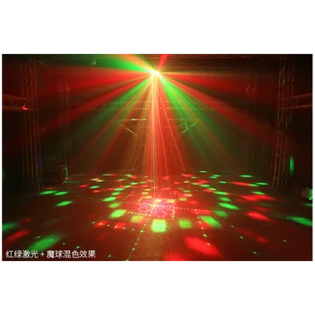 Naujas atvyko Karšto pardavimo Mini LED 4in1 poveikį, šviesos Lazerių blykstės modelio magija kamuolys poveikį dj disco šalis vestuvių biuras