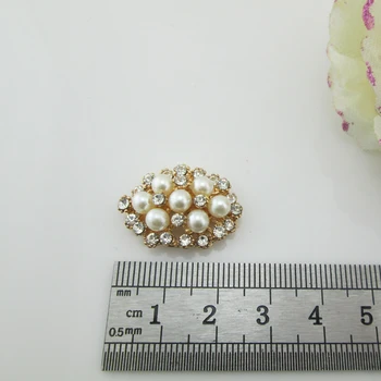 (BT176 18*25mm)20pcs gražus flatback dramblio kaulo pearl aišku kristalų siuvimo šukuosena mygtukai