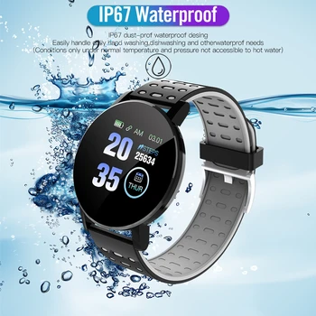 119 Plus Smart Watch Kraujo Spaudimas Smart watch Vyrų Smart Juosta Sport Tracker Moterų Smartband smart apyrankės, Skirta 