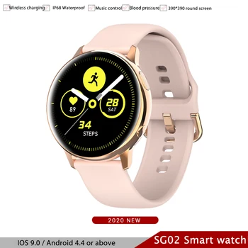 SG2 Smart Watch Vyrai Moterys 390*390 Visiškai Jutiklinis Ekranas Apyrankė Sport Tracker Belaidžio Įkrovimo IP68 Smartwatch Sveikatos 