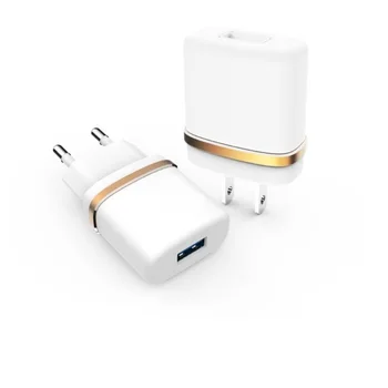 Naujas USB Įkroviklis Nešiojamų Smart Home Kelionės Adapteris ES Kištukas Su Laidu 5V/1A išmanųjį telefoną 